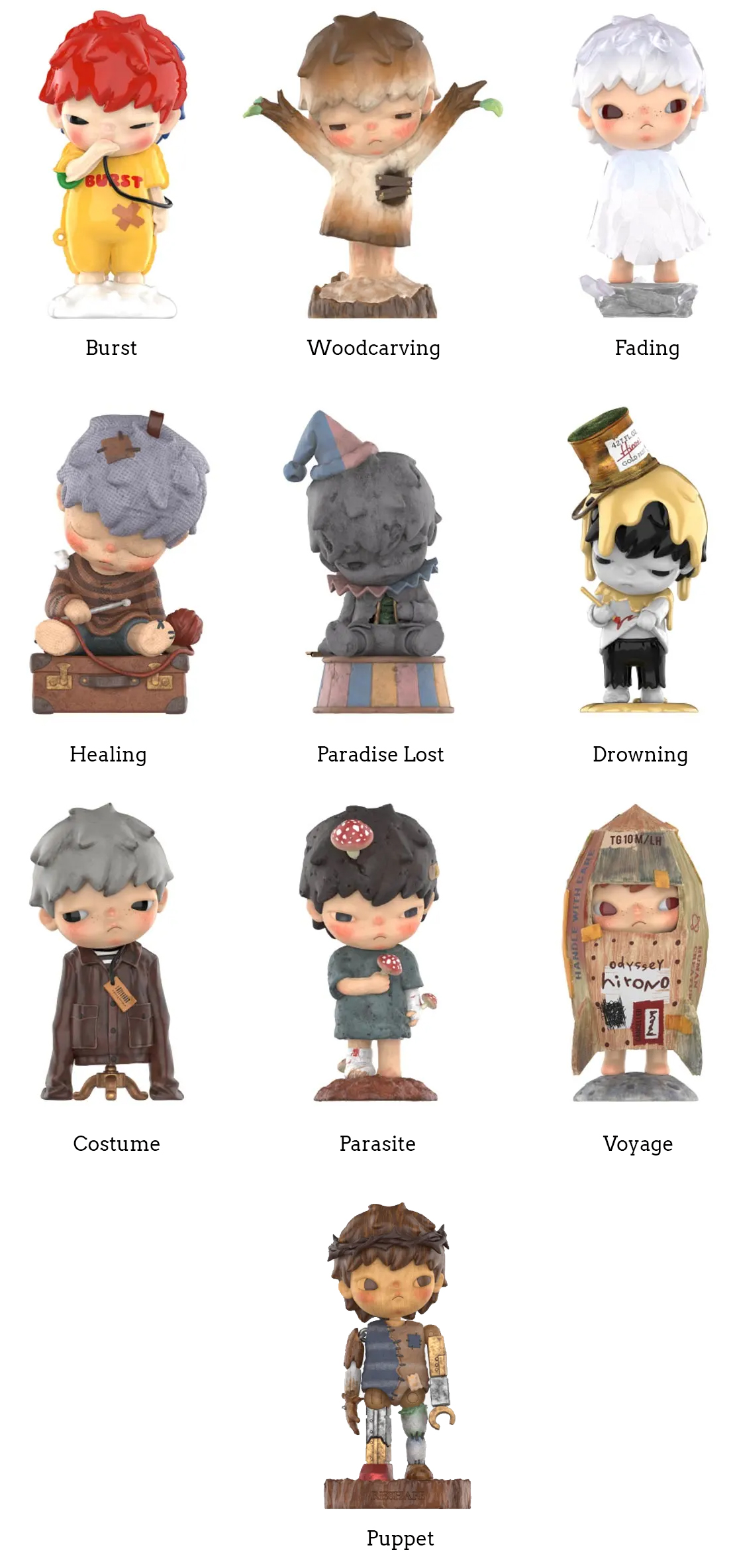 Hirono - Reshape, Blind Box - alla